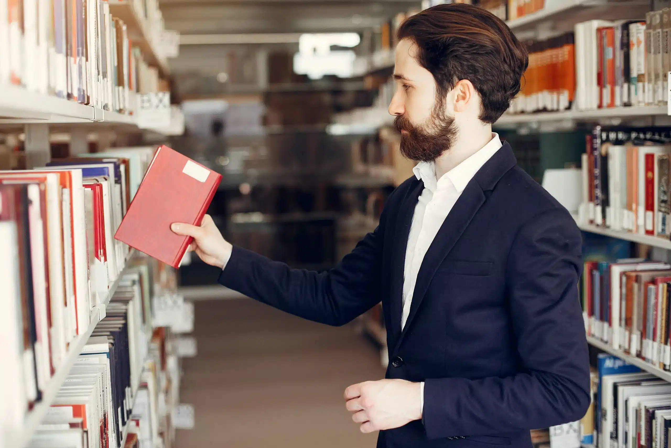 books in library